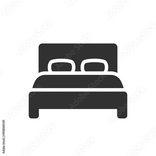 Minimal Bed Furniture Icon