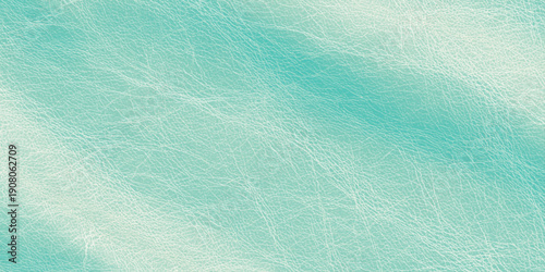 Teal and cream textured faux leather background with fine grain and natural pattern with soft highlights, making it ideal for luxury branding, upholstery background.