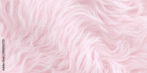 Wavy texture of fluffy fur soft pink background with soft gradients and abstract shapes, perfect for backgrounds or design projects.