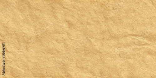Crumpled brown paper texture close up with creases and vintage tones Uneven surface creates rustic feel, perfect for crafts or artistic layout.