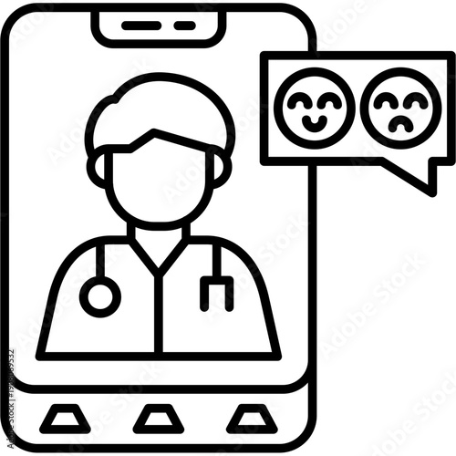 Psychiatry Call Icon