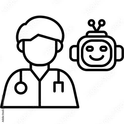 Doctor Chatbot Icon