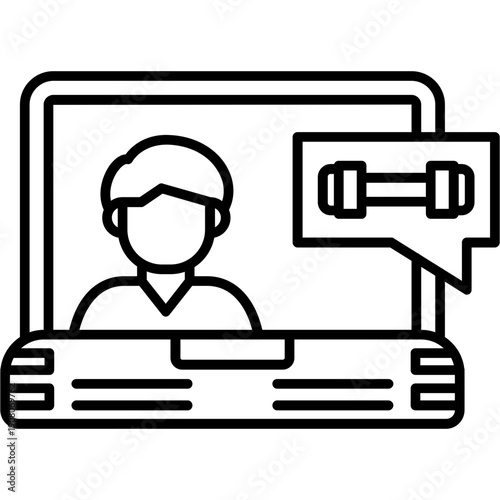 Virtual Health Coach Icon