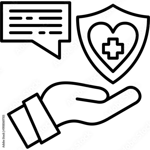 Health Insurance Help Icon