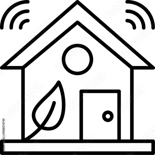 Eco Smart House Icon