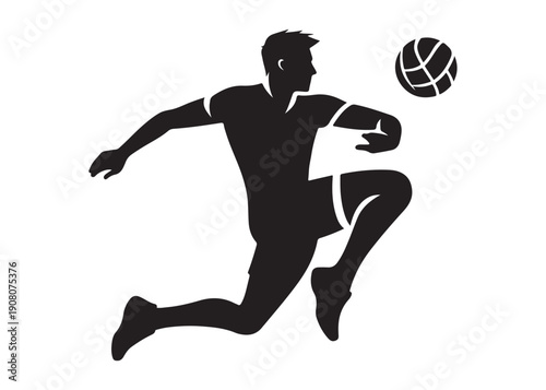 volleyball player logo silhouette vector, volleyball player jumping silhouette vector illustration, playing volleyball logo silhouette vector, volleyball sportsman logo vector silhouette logo