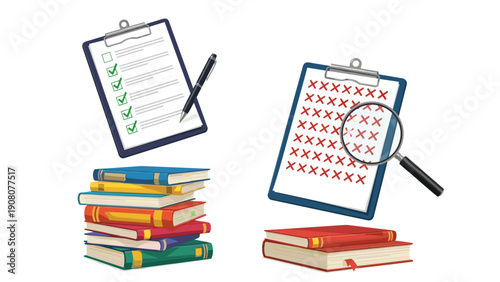 Financial dashboard on a smartphone screen showing growth charts, coins, and a piggy bank for smart money management.