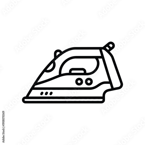 Household steam iron appliance for garment.