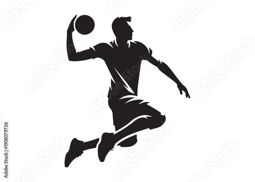 volleyball player logo silhouette vector, volleyball player jumping silhouette vector illustration, playing volleyball logo silhouette vector, volleyball sportsman logo vector silhouette logo