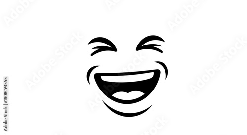 Laughing Face Emoji Smiling Expression.