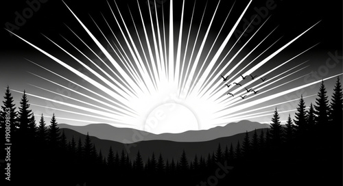 vector illustration of a tree