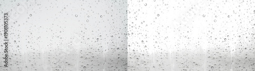 Water drops glass showing white background scattered water drops overlay PNG transparent abstract background