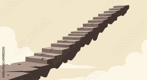 Stairway Leading Upwards to the Sky.