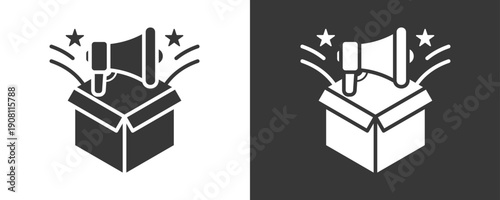 Product Icon Set Vector Collection Isolated In Black And White