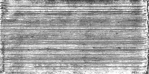 Black and white horizontal textured lines with subtle grain and rough edges