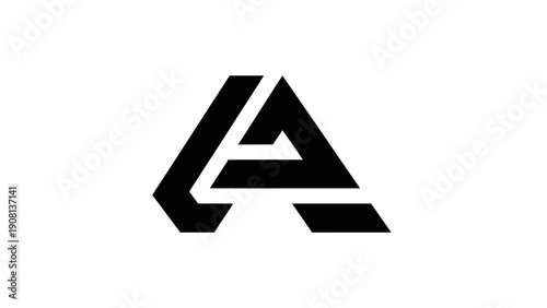 Modern Abstract Letter A Logo Design, Geometric Monogram, Minimalist Branding Element