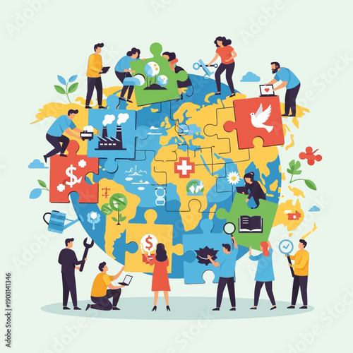 Global collaboration for problem solving and sustainable development.