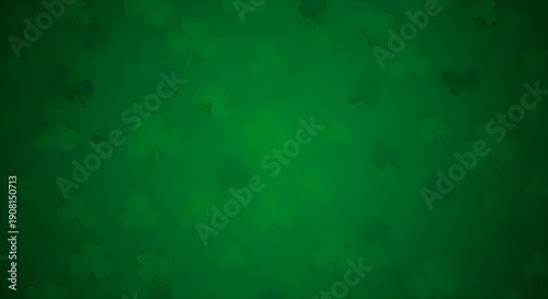 St patrick's day green background with shamrock inspiration