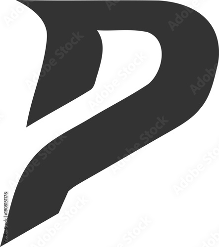 Letter d logo - modern and dynamic style