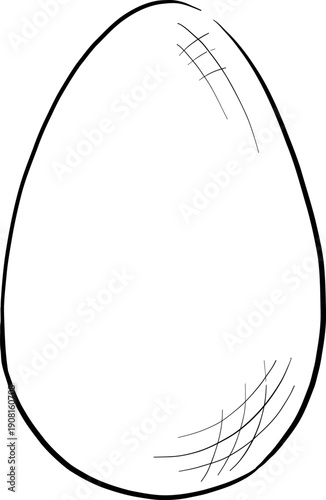 Easter flower festive traditional decor element set. Ink style vector illustration. Engraved outline eggs, knots, spring garden flowers and basket. Monochrome graphics in a hand-drawn line style
