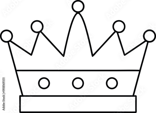 royal guard soldier line art icon