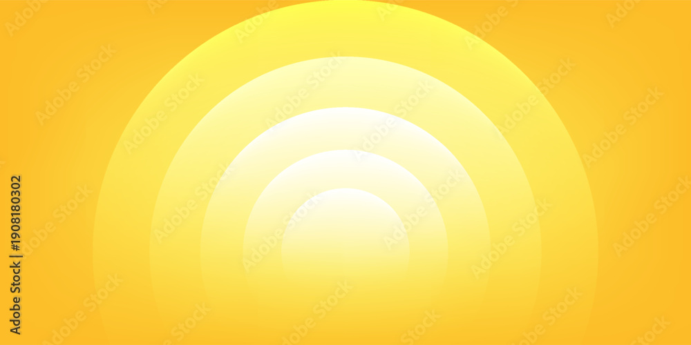 Obraz premium abstract yellow background with circular swirl patterns and soft gradients. Suitable for cheerful themes, summer designs.