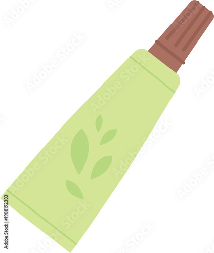 Cosmetic tube. Natural organic skin care gel