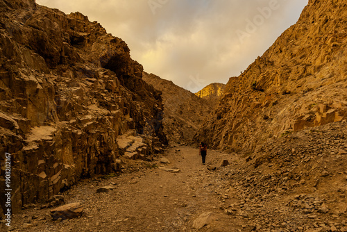 sunset in the mountains