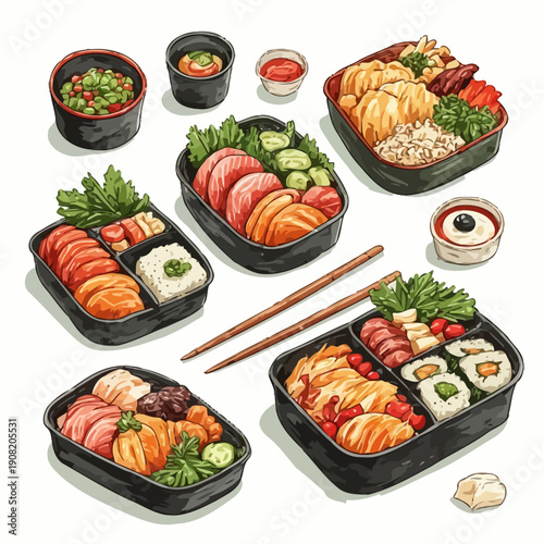 Bento Design , EPS format very cool