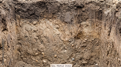 Deep earths silent story a multilayered profile of rich soil and intricate root networks