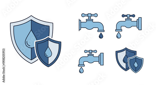 Celebrating World Water Day with Secure Water Taps and Shields Illustration