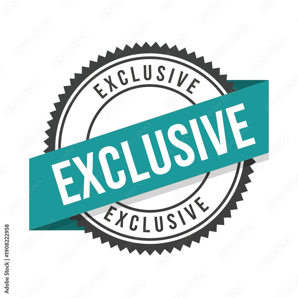 Obraz premium Exclusive Stamp Badge – Premium Limited Access Quality Seal Illustration