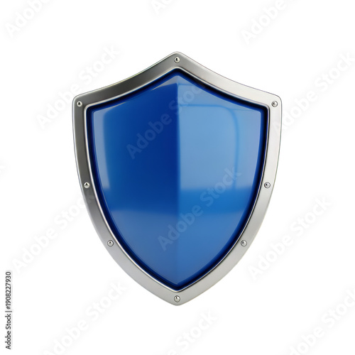 A sleek modern shield icon with a gradient blue and white color scheme. isolated on transparent background Free Download A sleek modern shield icon with a gradient blue and white color scheme. isolated on transparent background - GFXLoad