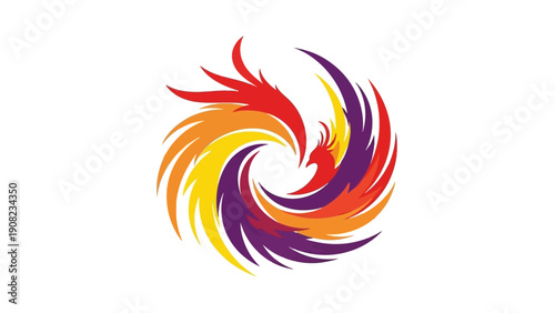 Phoenix Rising: Fiery Bird Symbol of Rebirth and Transformation