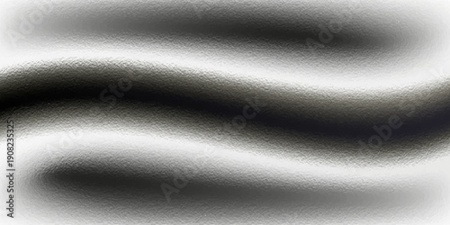 Silver foil background with metal mirror texture. Chrome gradient surface with light gloss. Vector aluminum grey sheet with reflection. Platinum and titanium best trendy