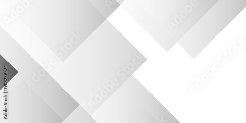 Abstract white rectangle shape geometric line background. Light Silver, Gray vector pattern in square style. Abstract technology of squares concept. vector illustration background