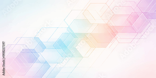 Abstract colorful geometric background with blue futuristic triangles and digital vector design