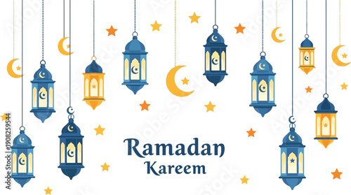 “Ramadan Mubarak Arabic calligraphy, ultra minimal design, bold clean strokes, black vector lettering, centered composition, flat SVG illustration, isolated on white background, commercial Islamic