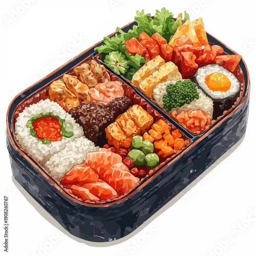Special Japanese Food Bento Design