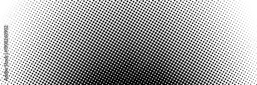 fun beautiful black and white shadow halftones retro pop art funky urban colorful comic book. Dotted halftone gradient texture. Vanishing polka dot background. Repeating dots gradation pattern backgro