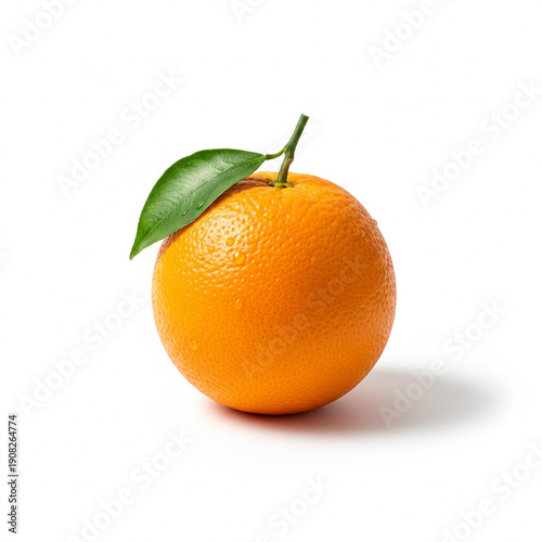 Orange Isolated on White Background