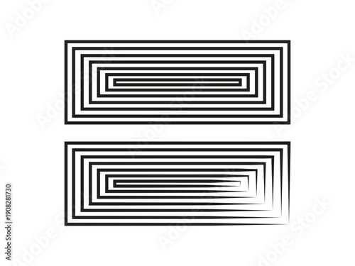 Abstract Geometric Lines Pattern
