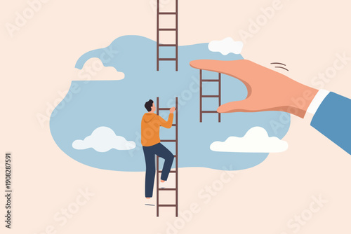 Helpful Hand and Ladder Climb