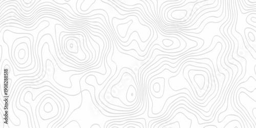 Black and white lines seamless Topographic map patterns, topography line map. Vintage outdoors style. The stylized height of the topographic map contour in lines and contours isolated on transparent.