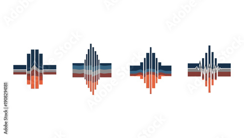 Abstract Sound Wave Forms: Digital Audio Signal Processing and Data Visualization