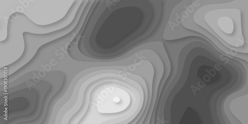 Black and gray papercut luxury diamond creative paper spiral background. vector natural shadow papercut web banner template diamond technology texture.