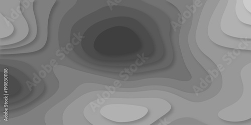 Black and gray papercut luxury diamond creative paper spiral background. vector natural shadow papercut web banner template diamond technology texture.