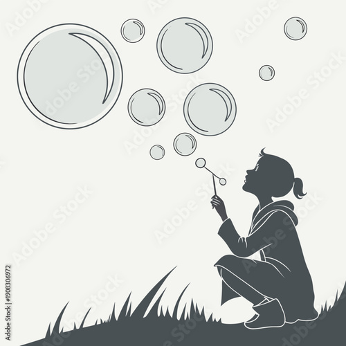 Set of minimalist transparent bubbles and spheres in light blue hues, creating a clean, airy, and refreshing visual for modern designs.