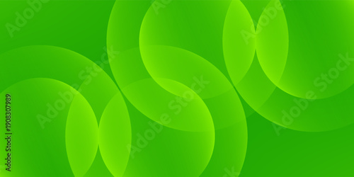 Aesthetic Abstract green gradient shapes background. Eps10 vector illustration