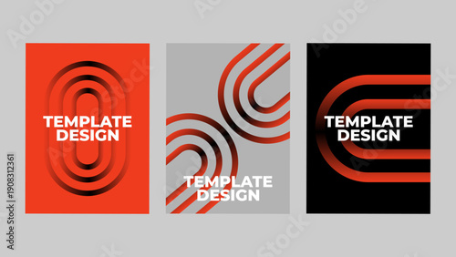 Retro Orange Circle Pattern Social Media Story Design